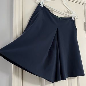 Lauren Ralph Lauren Cropped Flare, Wide Leg Pants/Culottes with Pockets